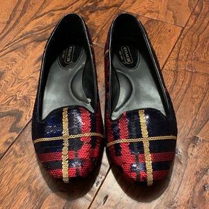 Coach Sequin Flats